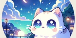 熱海サンビーチの夜景とライトアップ時間、駐車場情報 熱海サンビーチ 夜景 可愛いカワウソのイラスト 夢占い