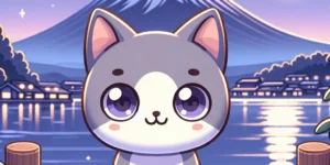 河口湖の無料駐車場から楽しむ富士山ビュースポット - 朝夕の絶景を堪能 河口湖 富士山 ビュースポ 可愛いカワウソのイラスト 夢占い