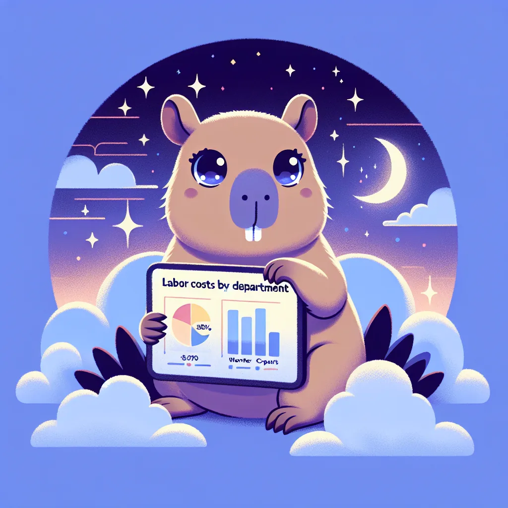 Power BIで人件費を部署別に分析するテンプレート