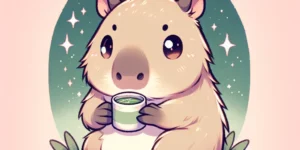 녹차를 마시는 꿈: 길몽일까 흉몽일까? 녹차 꿈 해몽 可愛いカワウソのイラスト 夢占い