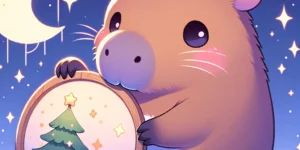 크리스마스 트리가 반짝이는 꿈: 길몽 해석과 의미 크리스마스 트리 꿈의 의미 可愛いカワウソのイラスト 夢占い