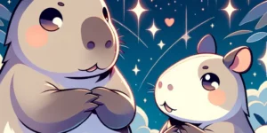 좋아하는 사람과 깊은 대화를 나누는 꿈: 의미와 해석 좋아하는 사람과 깊은 대화 꿈 可愛いカワウソのイラスト 夢占い